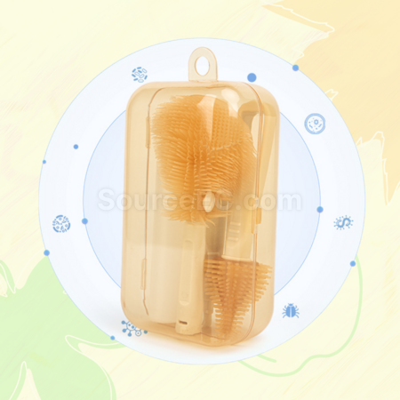 禮品訂造嬰兒便攜奶樽刷套裝紀念品