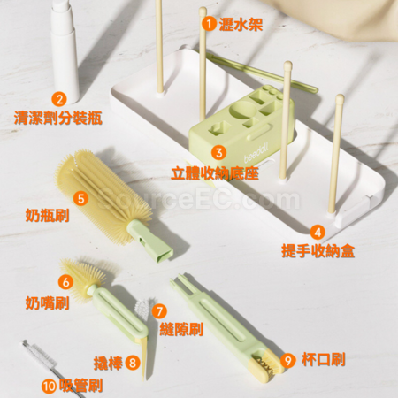 禮品訂造嬰兒奶樽清洗套裝紀念品