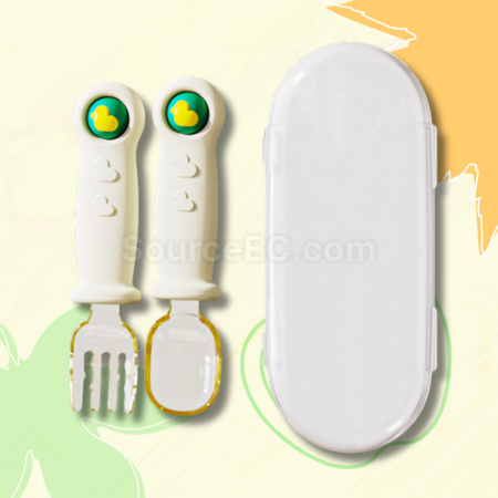 禮品訂造嬰兒輔食叉勺套裝紀念品