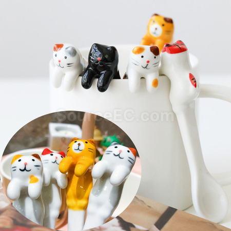 禮品訂造可愛猫咪咖啡勺紀念品