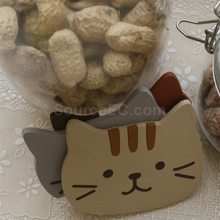 禮品訂造猫咪杯墊紀念品