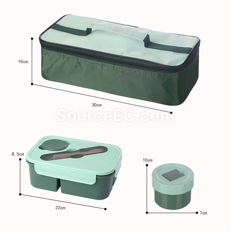 禮品訂造便攜飯盒2件套裝紀念品
