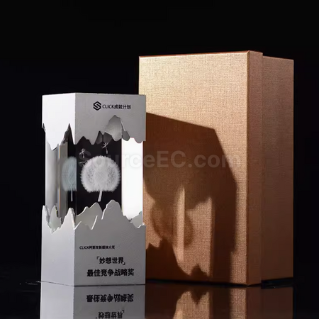 禮品訂造金屬水晶獎座紀念品