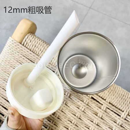 禮品訂造奶茶保溫杯帶木紋可愛小熊皮套紀念品