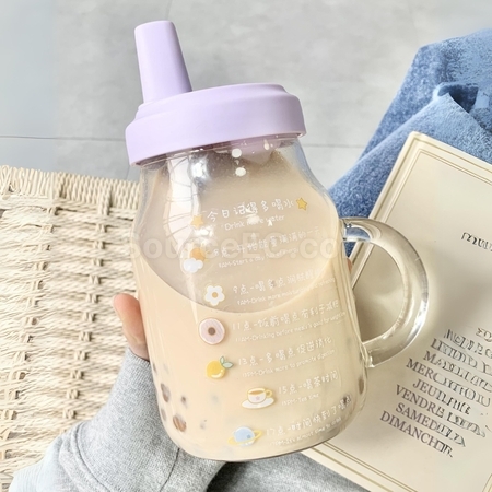禮品訂造手柄珍珠奶茶杯紀念品