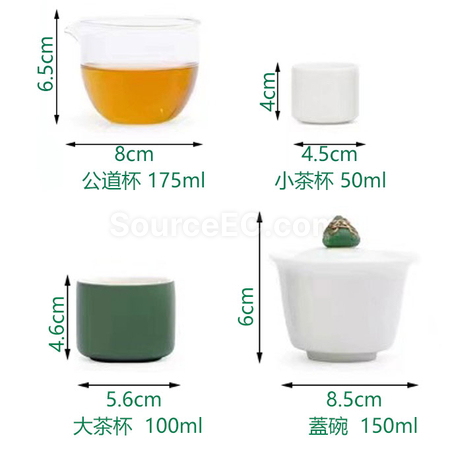 禮品訂造一見粽情端午旅行茶具套裝紀念品