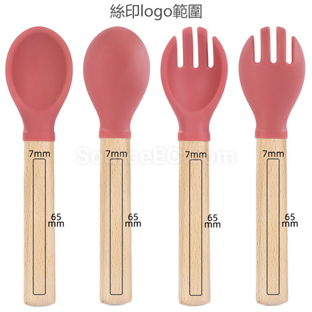 禮品訂造短柄木頭餐具紀念品