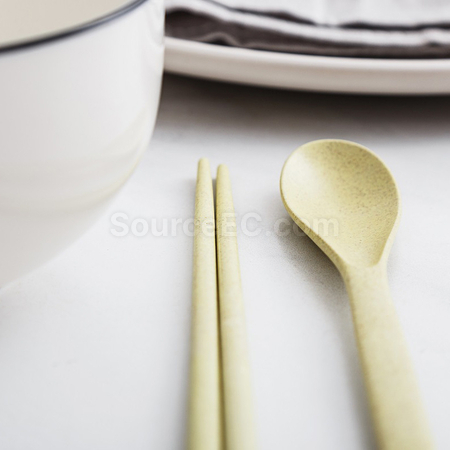 禮品訂造麥秸稈餐具套裝紀念品