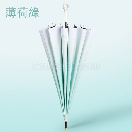 禮品訂造漸變16骨直桿傘紀念品