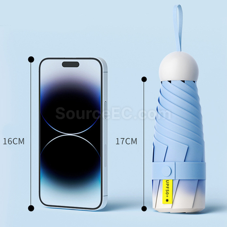禮品訂造漸變摺疊雨傘紀念品
