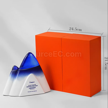 禮品訂造創意水晶陶瓷獎座紀念品