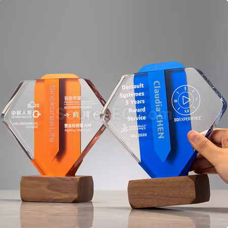 禮品訂造創意水晶獎座紀念品