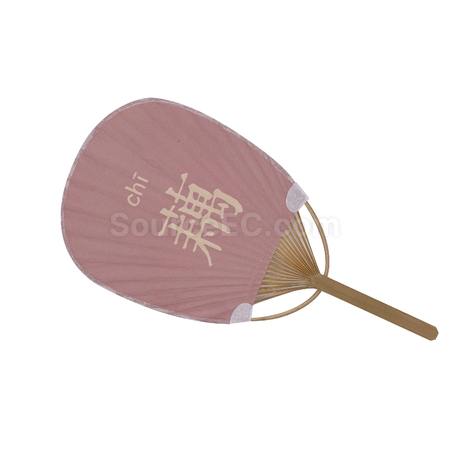禮品訂造日式橢圓小團扇紀念品