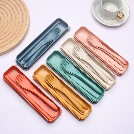 禮品訂造麥稈餐具套裝紀念品