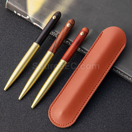 禮品訂造銅木質商務寶珠筆紀念品