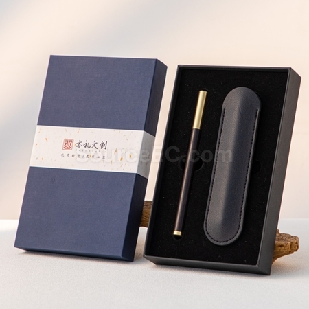 禮品訂造銅木質商務寶珠筆紀念品