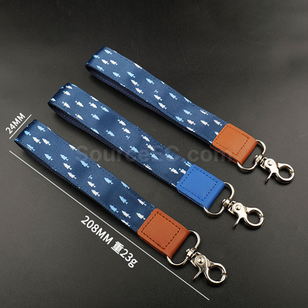 禮品訂造PU織帶鑰匙扣紀念品