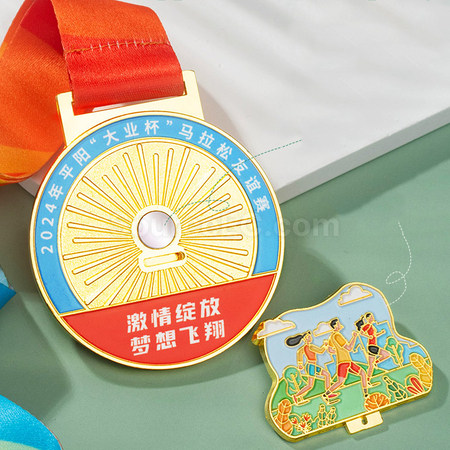 禮品訂造馬拉松金屬獎牌紀念品