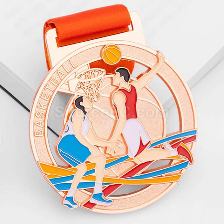 禮品訂造籃球金屬獎牌紀念品