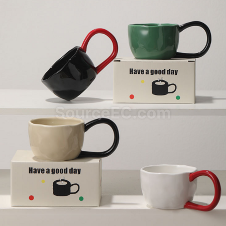 禮品訂造大手柄陶瓷馬克杯紀念品