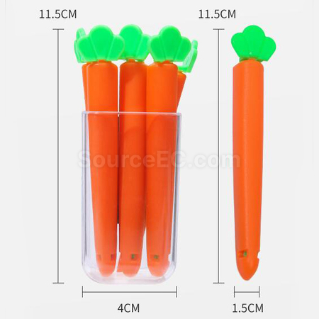 禮品訂造胡蘿蔔冰箱貼封口夾紀念品