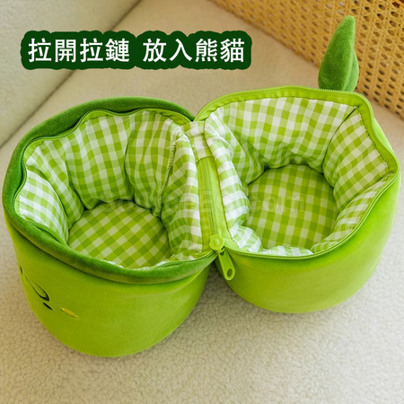 禮品訂造熊貓抱竹子玩偶紀念品