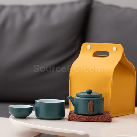 禮品訂造手提便攜旅行茶具套裝紀念品