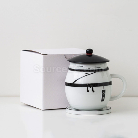禮品訂造熊貓馬克杯大肚杯紀念品