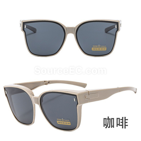 禮品訂造可折疊套鏡近視太陽眼鏡紀念品