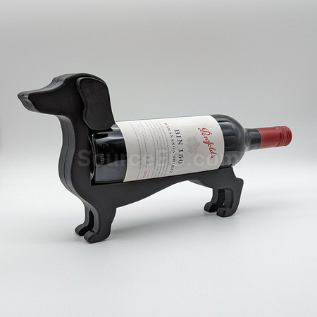 禮品訂造臘腸狗紅酒瓶架紀念品