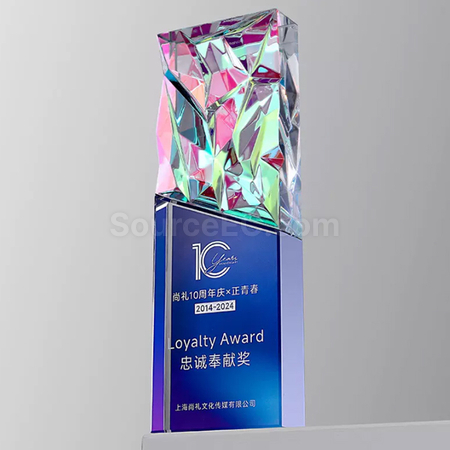 禮品訂造創意水晶獎座紀念品