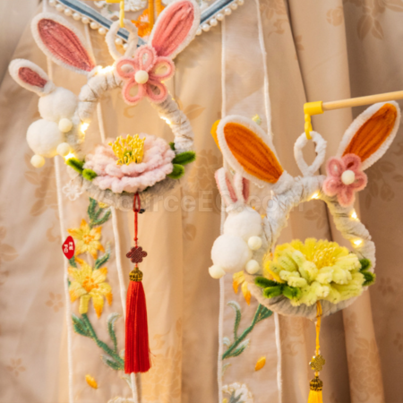 禮品訂造中秋diy兔子燈（需自行組裝）紀念品