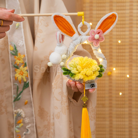 禮品訂造中秋diy兔子燈（需自行組裝）紀念品