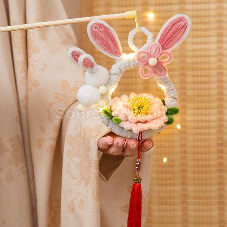 禮品訂造中秋diy兔子燈（需自行組裝）紀念品