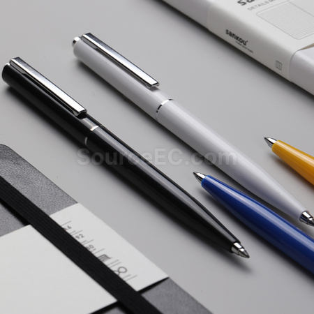 禮品訂造三口按動廣告筆紀念品