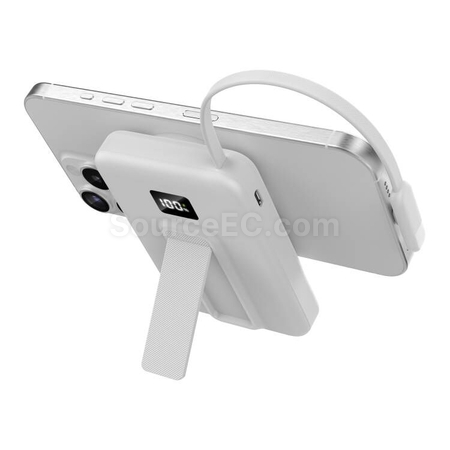 禮品訂造三合一支架磁吸無線可充手錶移動電源紀念品