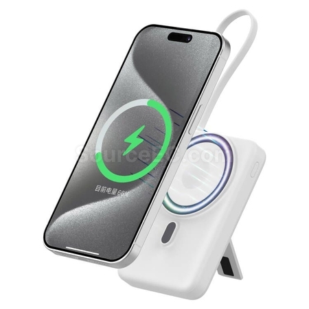 禮品訂造三合一支架磁吸無線可充手錶移動電源紀念品