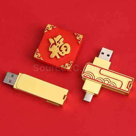禮品訂造Type-C 兩用USB手指紀念品