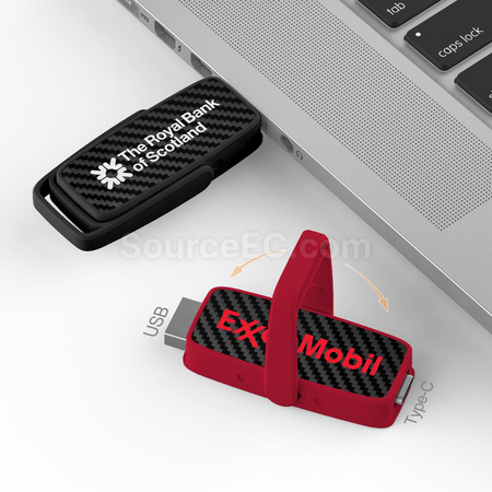 禮品訂造Type-C 發光USB手指紀念品