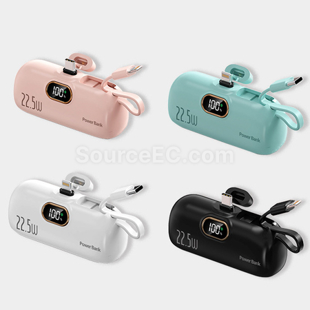 禮品訂造無線膠囊充電寶紀念品