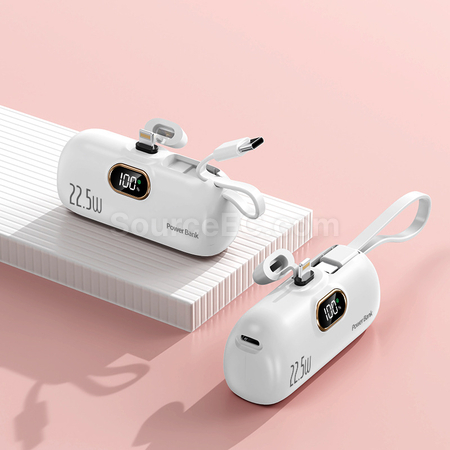 禮品訂造無線膠囊充電寶紀念品