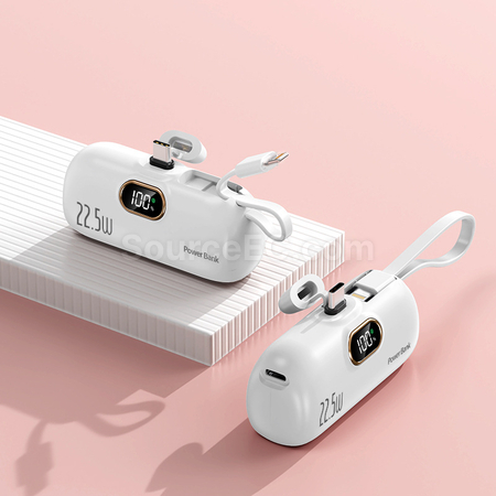 禮品訂造無線膠囊充電寶紀念品
