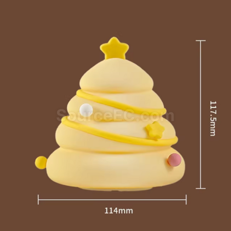 禮品訂造聖誕樹小夜燈/拍拍燈紀念品