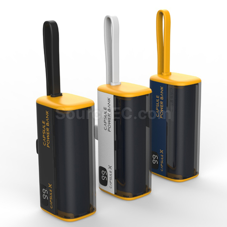 禮品訂造無線膠囊充電寶紀念品