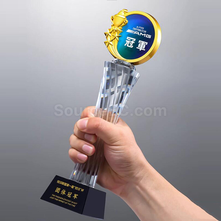 禮品訂造水晶獎座紀念品
