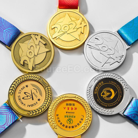禮品訂造2024金屬獎牌紀念品
