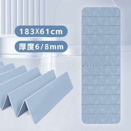 禮品訂造折疊TPE瑜伽墊紀念品