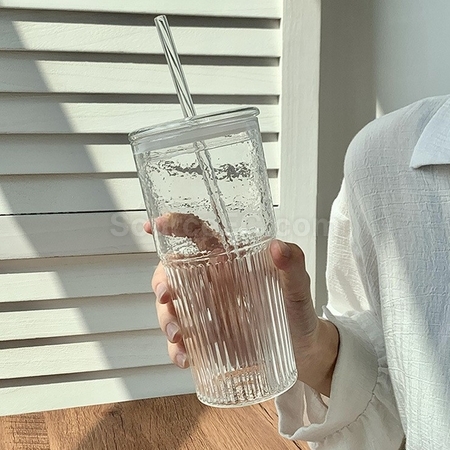 禮品訂造吸管玻璃杯紀念品