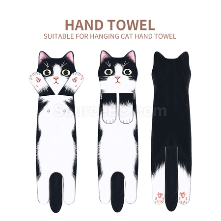 禮品訂造創意逼真動物可懸掛擦手毛巾紀念品