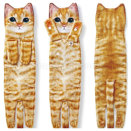 禮品訂造創意逼真動物可懸掛擦手毛巾紀念品